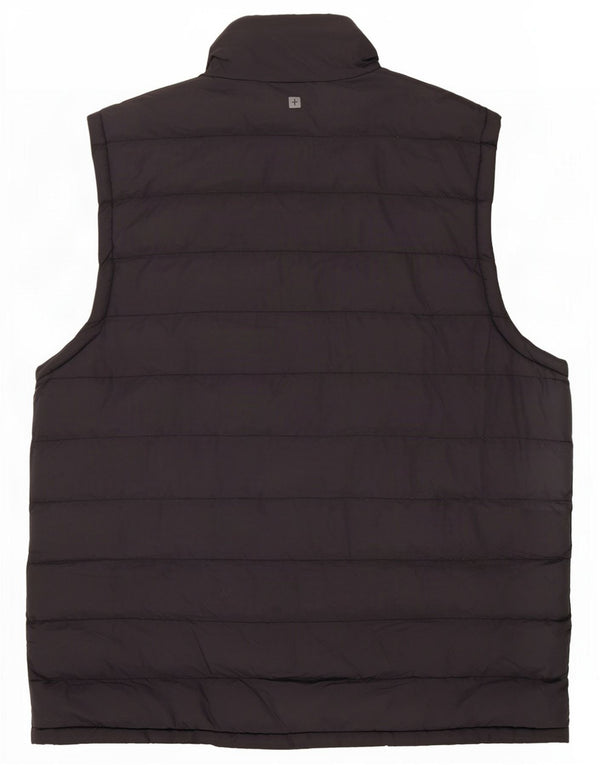 Chaleco acolchado para hombre Mountain Warehouse UK 40 Large Nylon negro