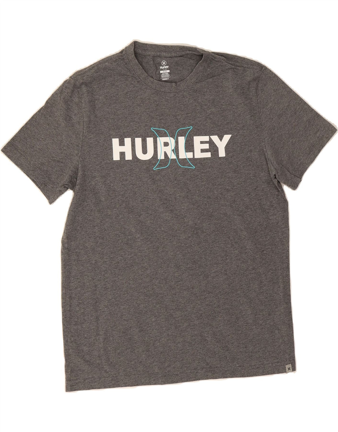 HURLEY Mens Graphic T-Shirt Top Medium Grey Cotton Vintage Hurley and Second-Hand Hurley from Messina Hembry 