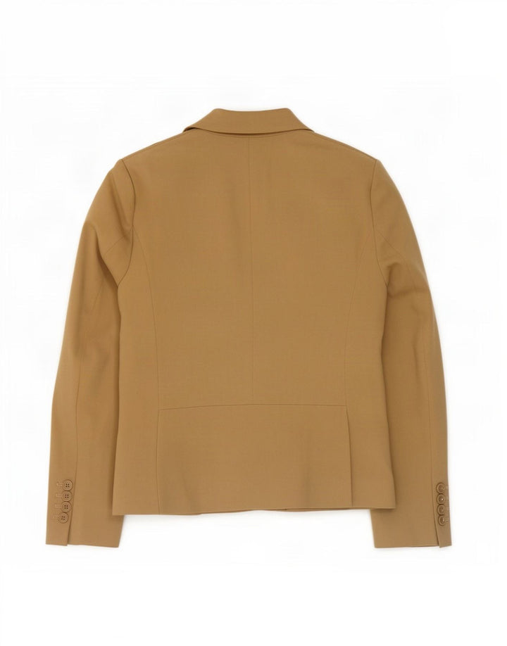 Marks & Spencer Veste blazer à 2 boutons pour femme UK 12 Beige moyen Polyester