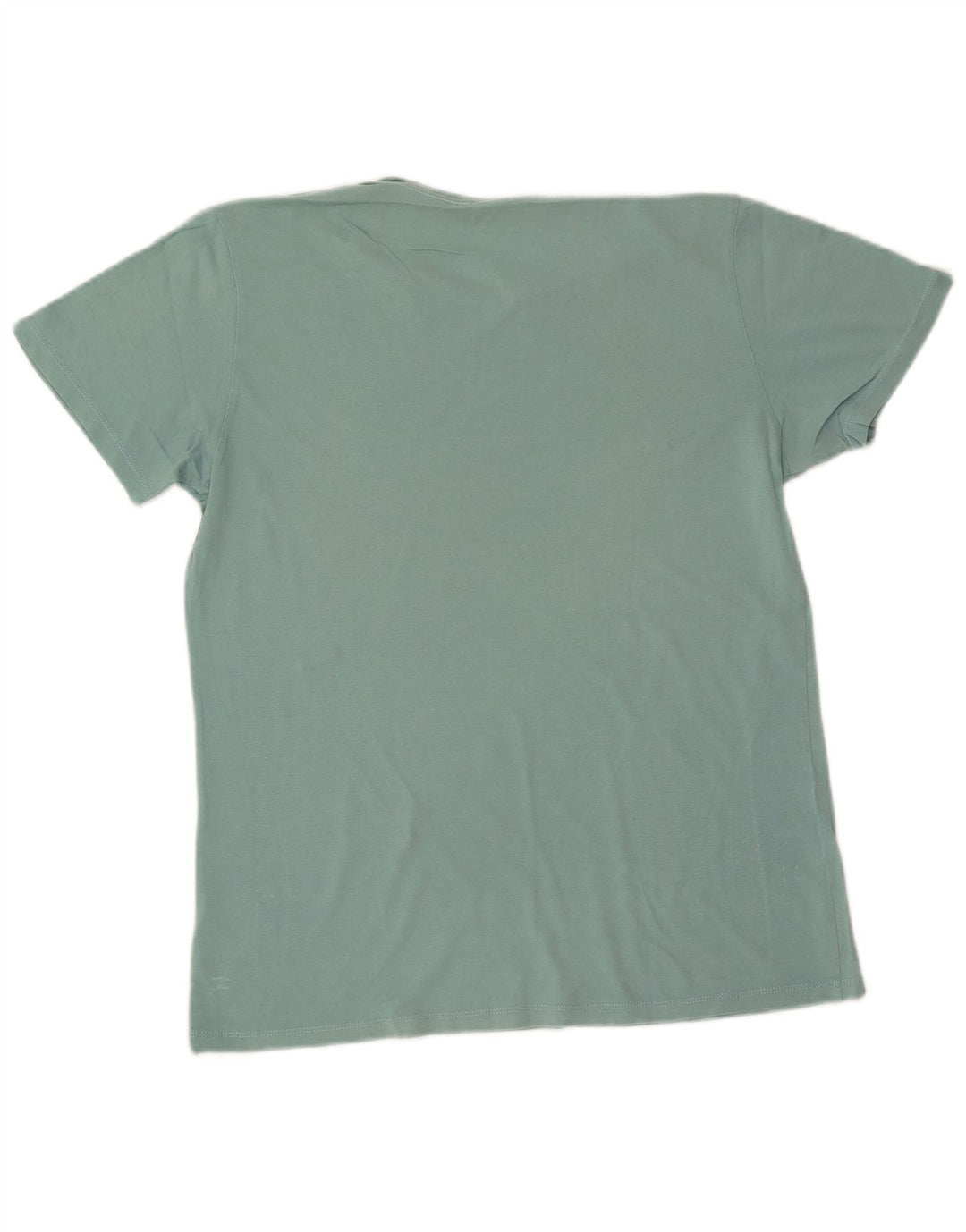 Lee Mens Graphic T-Shirt Top Medium Turquoise Cotton