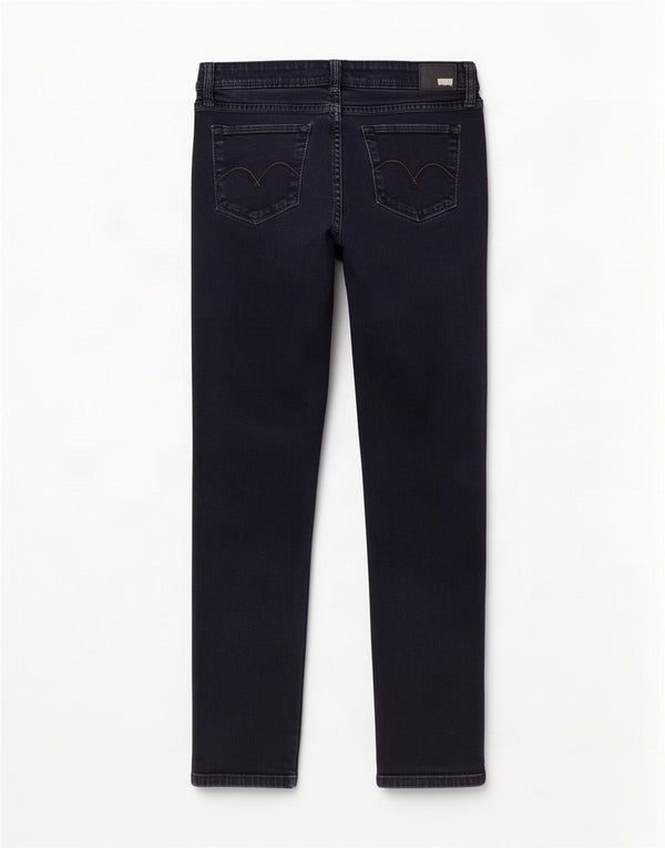 Jeans skinny feminino Levi's Demi Curve cintura baixa W31 L32 azul marinho algodão