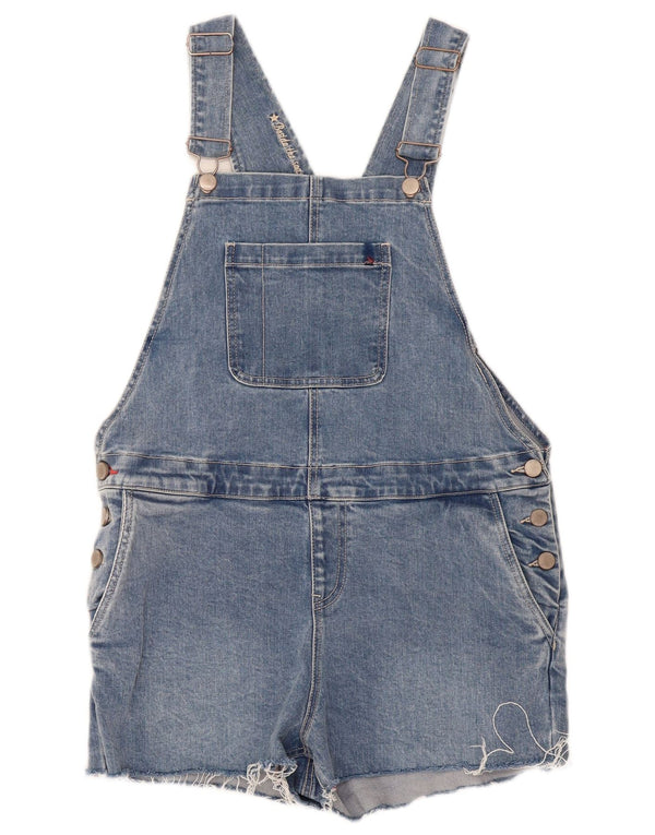Joules Salopette da donna Pantaloncini di jeans UK 10 Small W36 Cotone blu