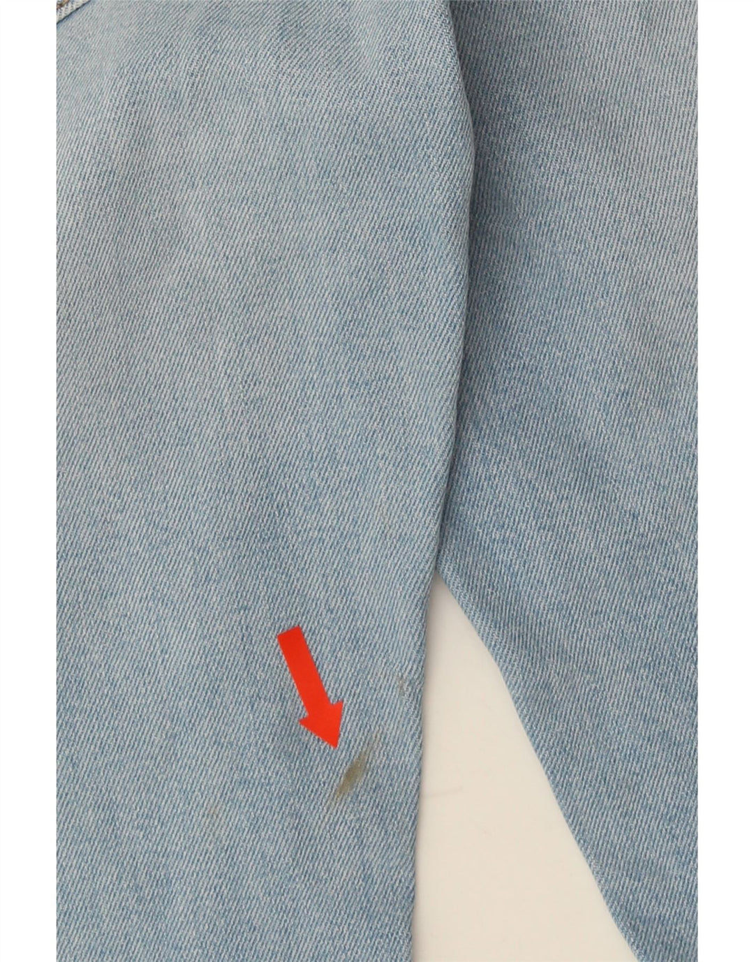 TOMMY HILFIGER Damen Jeansshorts W28 Mittelblaue Baumwolle