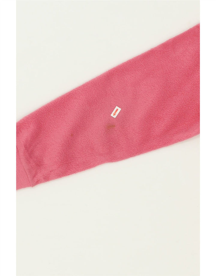 COLUMBIA Girls Fleece Jacket 10-11 Years Pink Polyester Vintage Columbia and Second-Hand Columbia from Messina Hembry 
