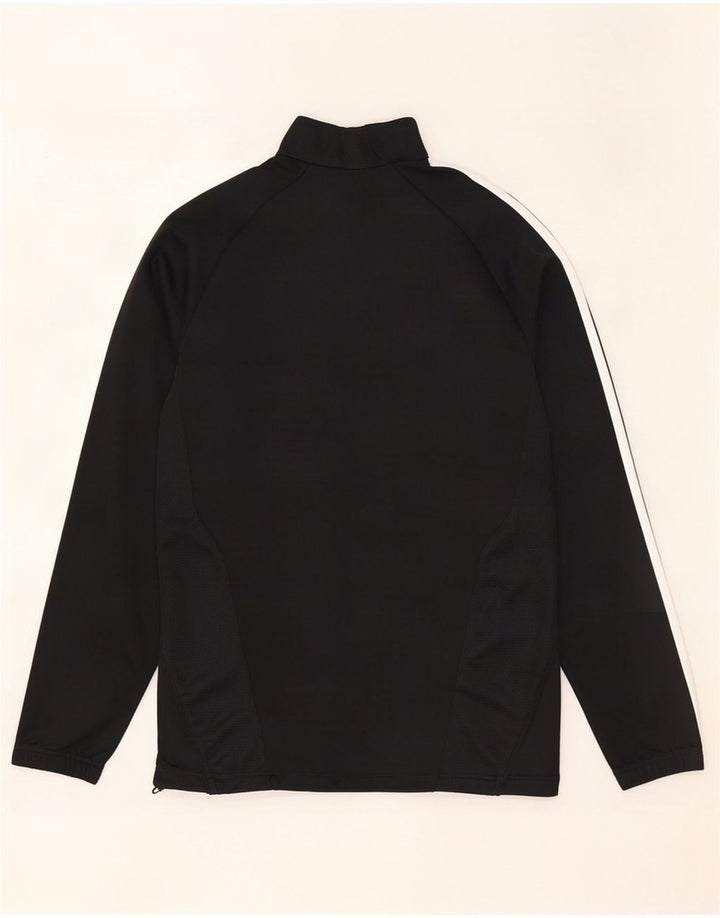Adidas Mens Climacool Zip Neck Jersey Chándal Top UK 38/40 Mediano Negro