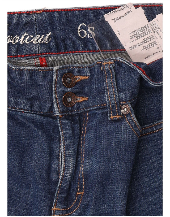 TOMMY HILFIGER Jeans bootcut da donna US 6 medio W30 L30 cotone blu