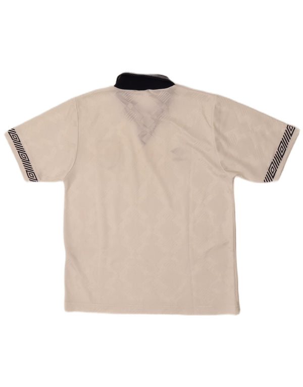 Umbro Mens England 1990-1992 Graphic Jersey Top Small White Sports