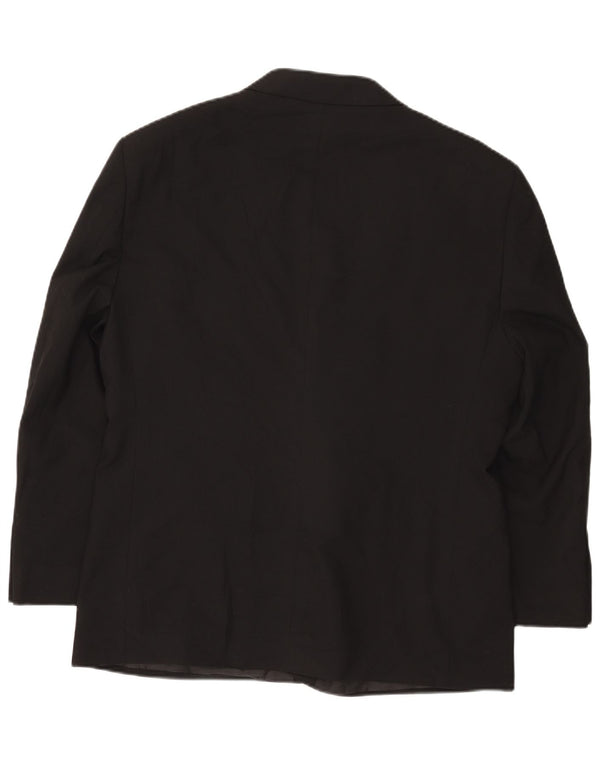 Marks & Spencer Veste blazer à 2 boutons pour homme UK 46 XL Noir Colourblock
