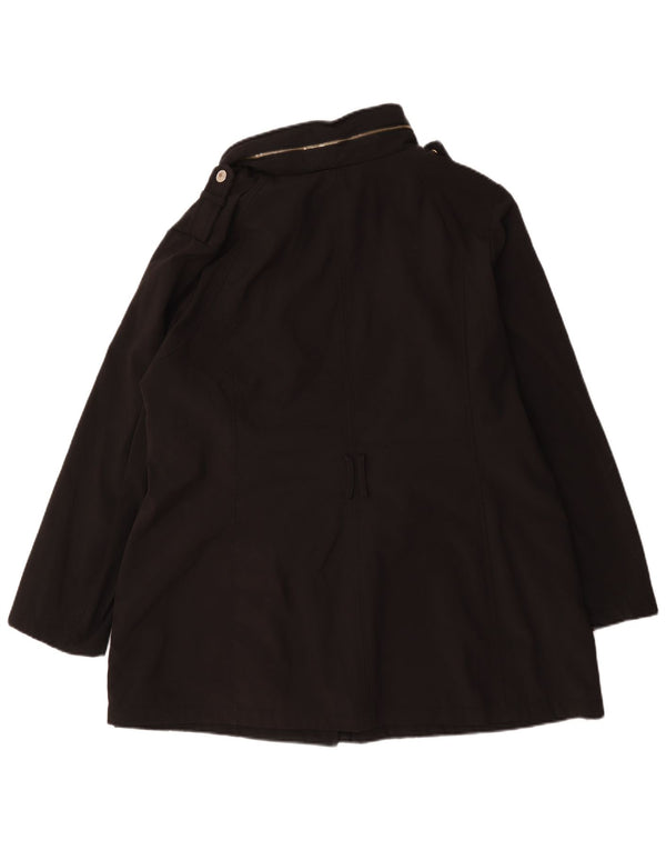 Michael Kors Veste militaire surdimensionnée pour femme UK 20 2XL Noir Polyester