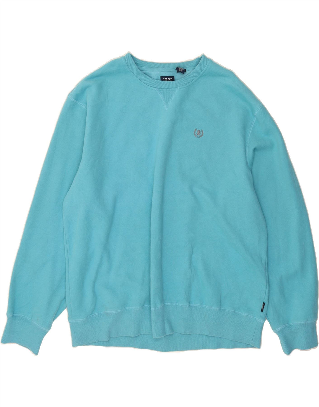 IZOD Mens Sweatshirt Jumper 2XL Blue Cotton Vintage Izod and Second-Hand Izod from Messina Hembry 