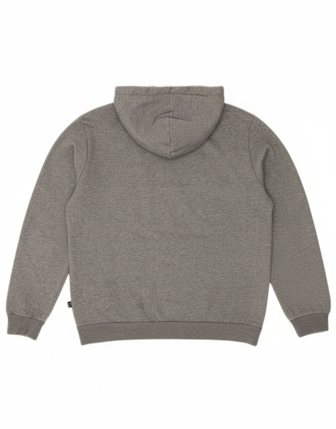 PUMA Mens Graphic Hoodie Jumper Medium Grey Cotton