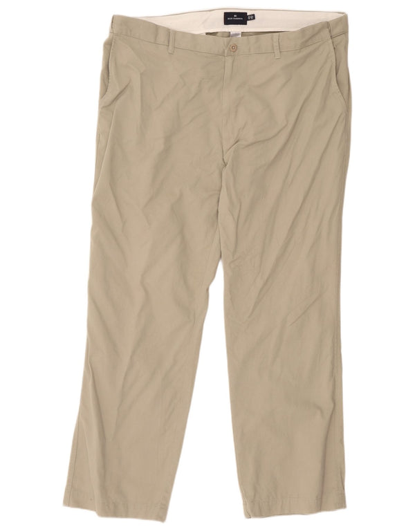 Marks & Spencer Ανδρικό Παντελόνι Chino Straight Blue Harbour W42 L31 Khaki