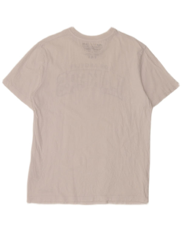 Mitchell & Ness Mens Los Angeles Lakers Graphic T-Shirt Top Large White
