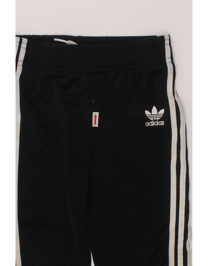 ADIDAS Boys Tracksuit Trousers Joggers 2-3 Years Black Polyester Vintage Adidas and Second-Hand Adidas from Messina Hembry 