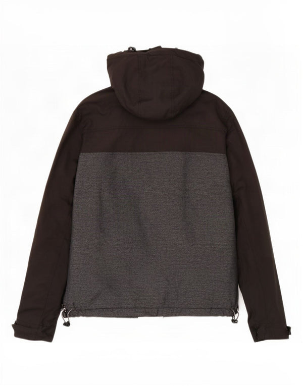 Męska kurtka wiatrówka z kapturem Superdry UK 42 XL w kolorze czarnym