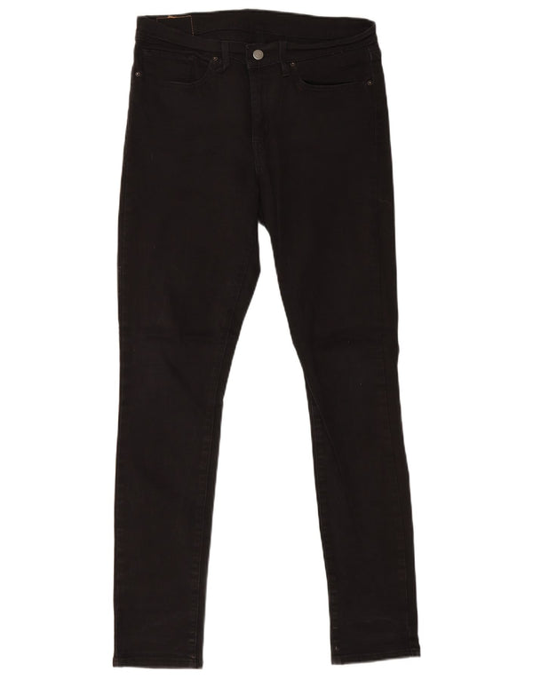 Женские джинсы скинни Levi's W30 L32, черный хлопок
