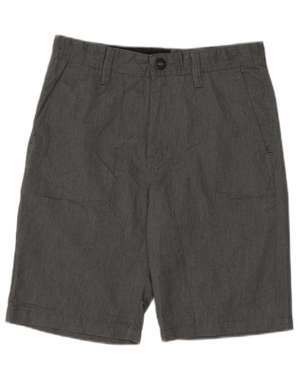 Volcom Boys Chino Shorts 15-16 Years W28 Grey Polyester