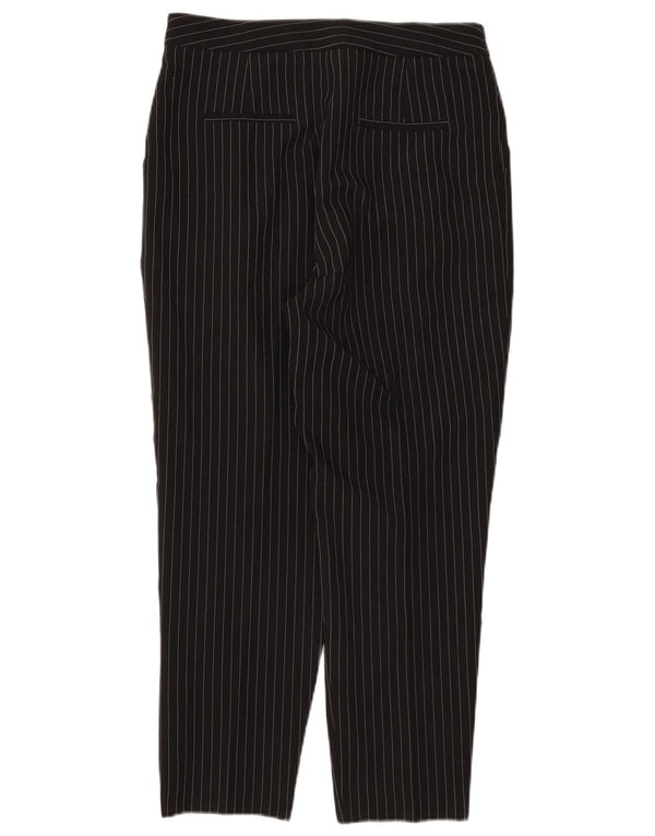 Topshop Γυναικείο παντελόνι Chino Crop UK 12 Medium W30 L25 Black Pinstripe