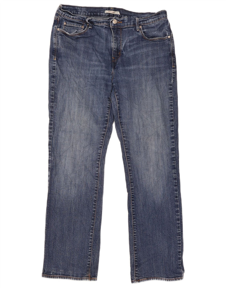 Jeans dritti Levi's 505 da donna W31 L29 cotone blu