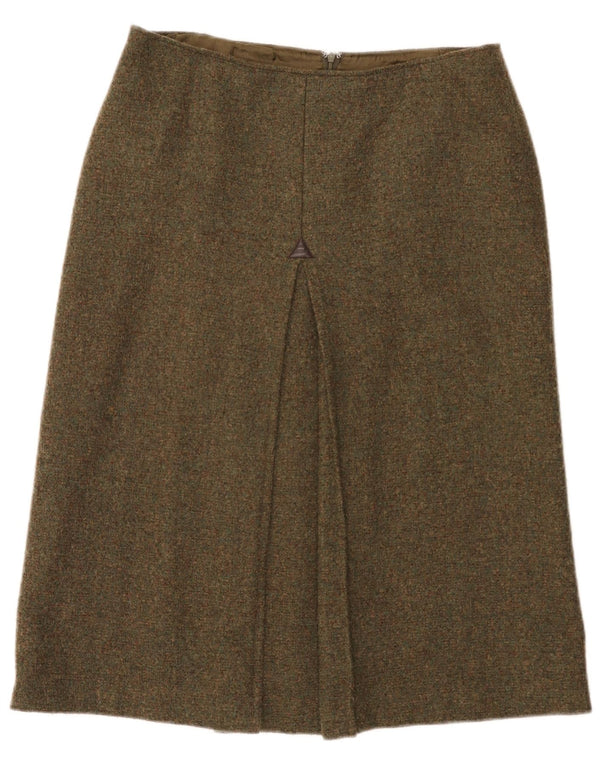 Max&Co. Womens A-Line Skirt W32 Large Khaki