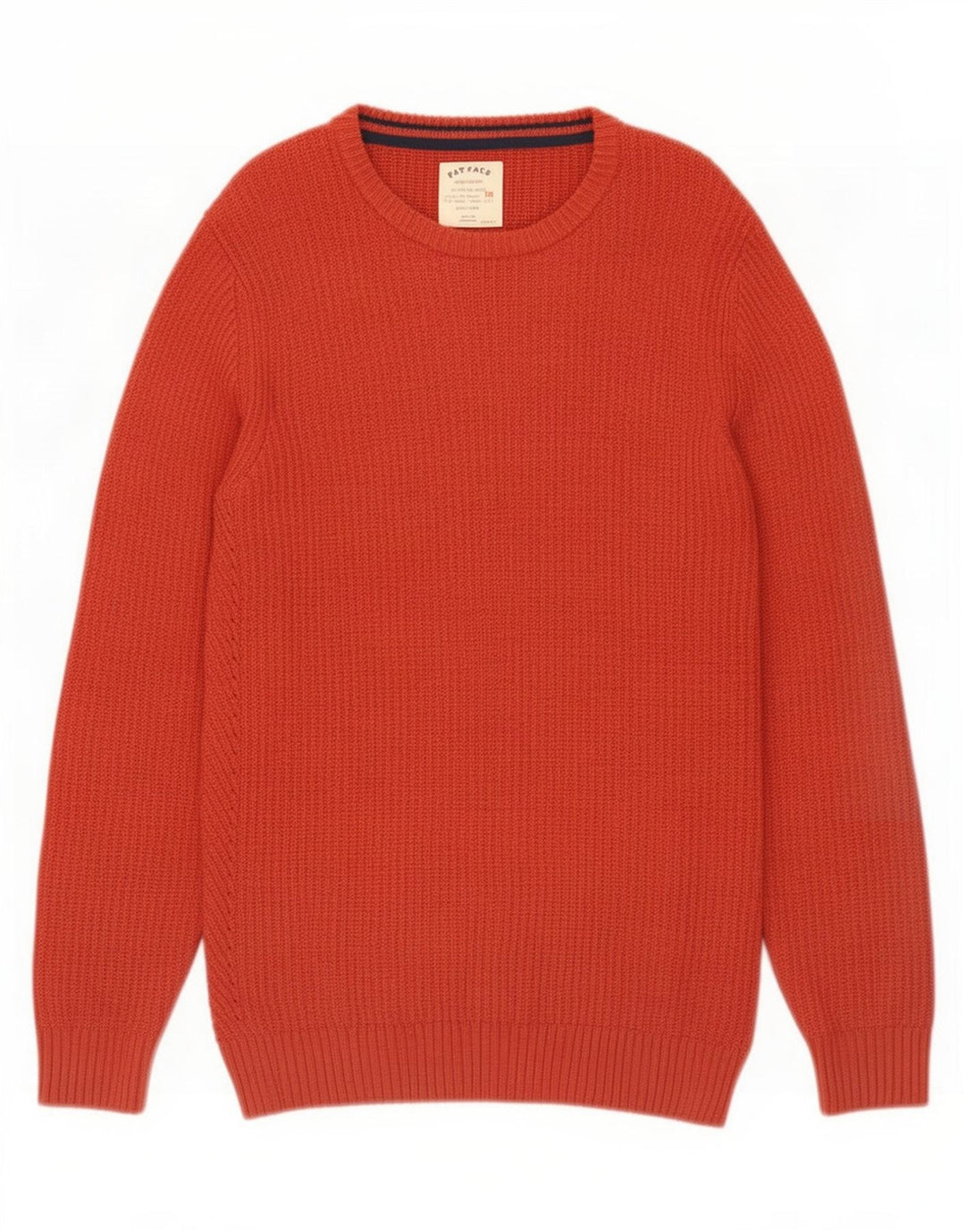 Fat Face Mens Boat Neck Jumper Sweater Medium Red Cotton