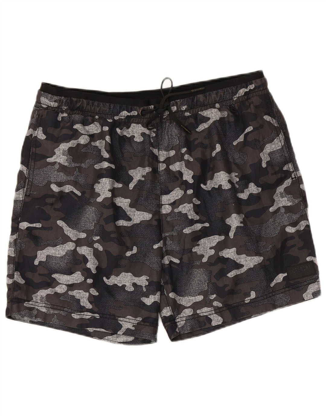 Superdry Mens Swimming Shorts Large Multicoloured Camouflage Polyester