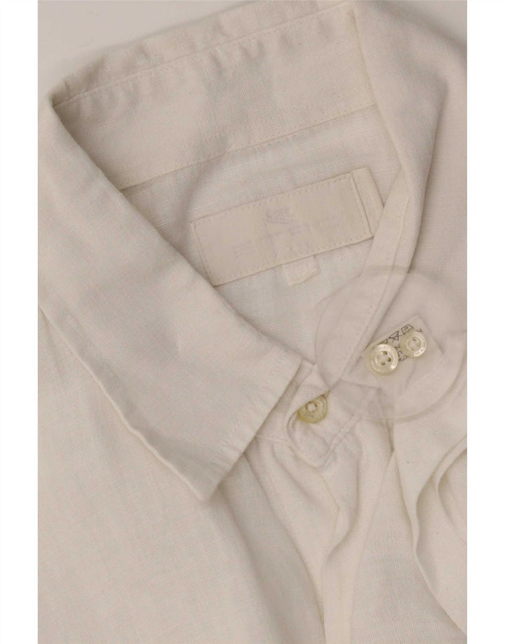 Etro Chemise Homme 2XL Lin Blanc