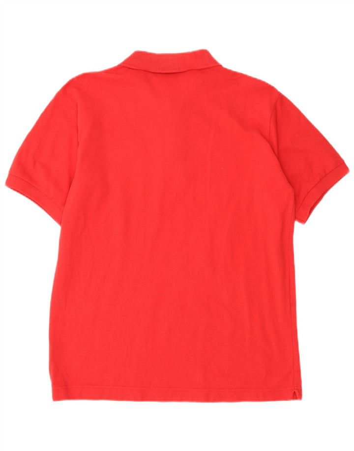 Kappa Mens Polo Shirt Medium Red Cotton