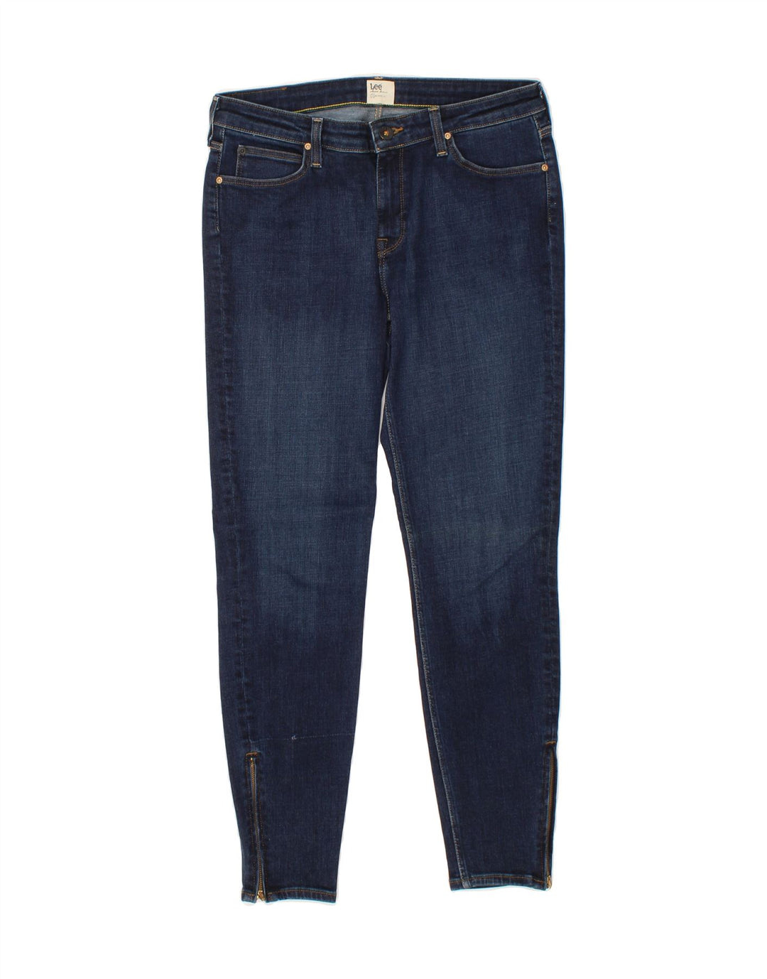 LEE Womens Skinny Jeans W30 L27 Navy Blue Vintage Lee and Second-Hand Lee from Messina Hembry 