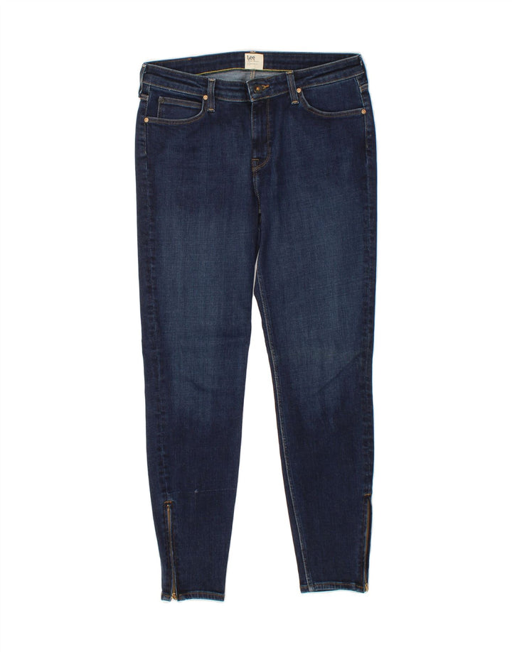 LEE Womens Skinny Jeans W30 L27 Navy Blue Vintage Lee and Second-Hand Lee from Messina Hembry 