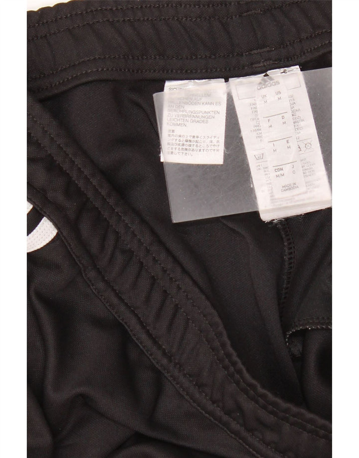 Adidas Mens Tracksuit Trousers Medium Black Polyester