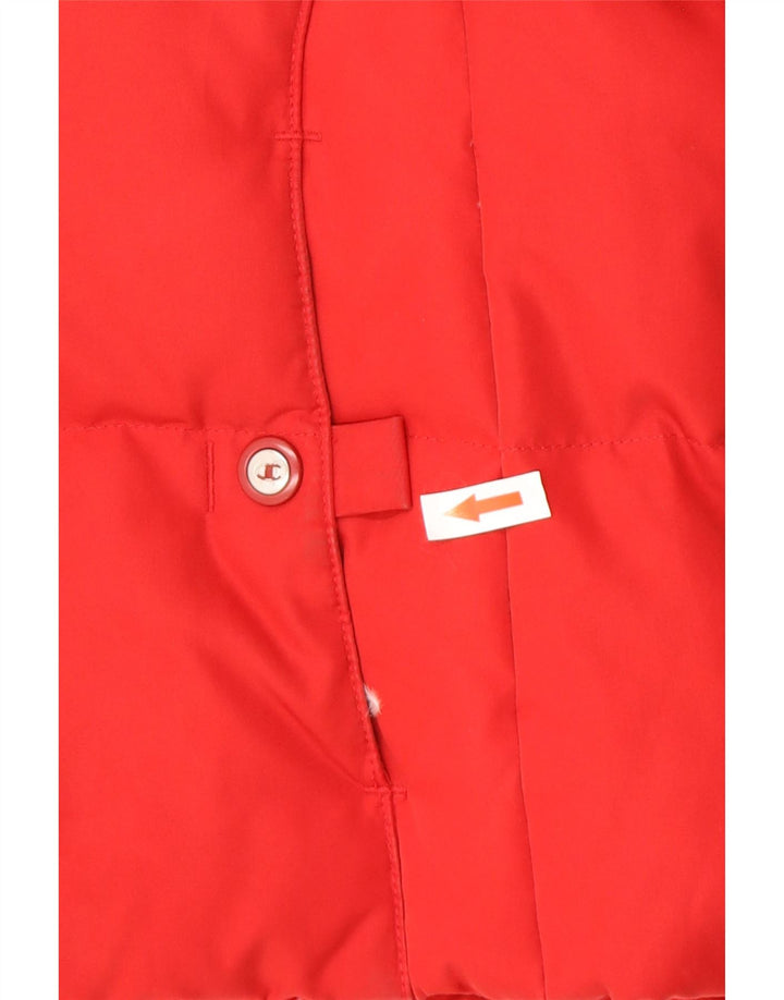 Champion Veste matelassée à capuche pour femme UK 14 Rouge moyen Polyester