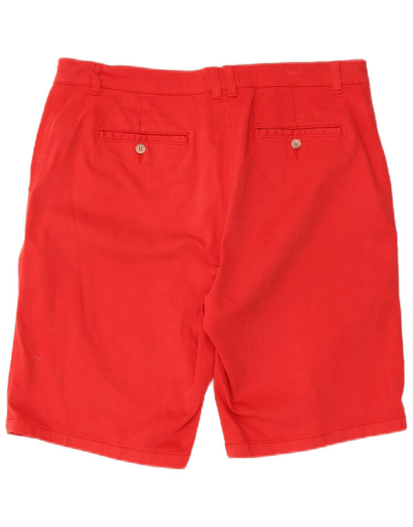 Pantaloncini chino da donna Joules UK 16 grandi W34 cotone rosso