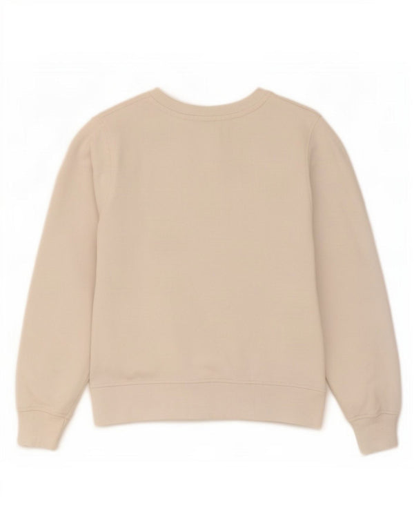 Russell Athletic Γυναικεία γραφική φούτερ Jumper UK 14 Medium Off White