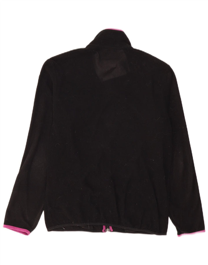 Kappa Damen Fleecejacke UK 20 2XL Schwarz Polyester