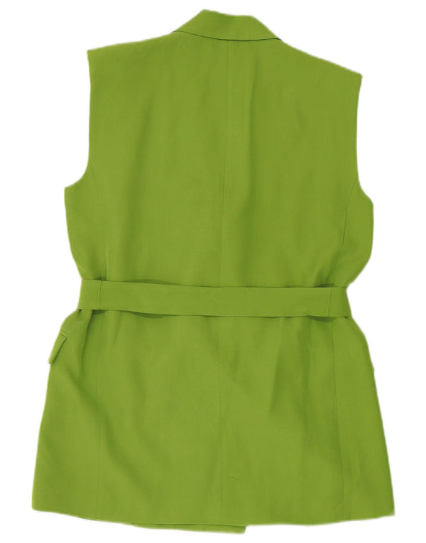 Jachetă Blazer fără mâneci pentru femei Zara UK 14 verde mediu