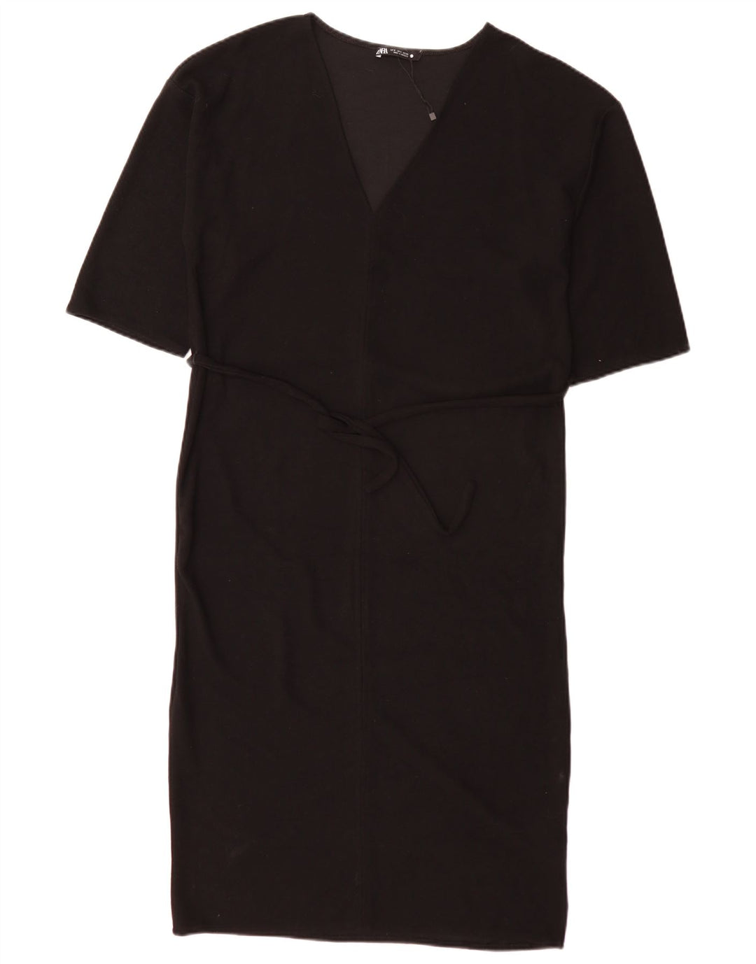 Zara Womens Oversized Maxi Dress UK 10 Small Black Polyester