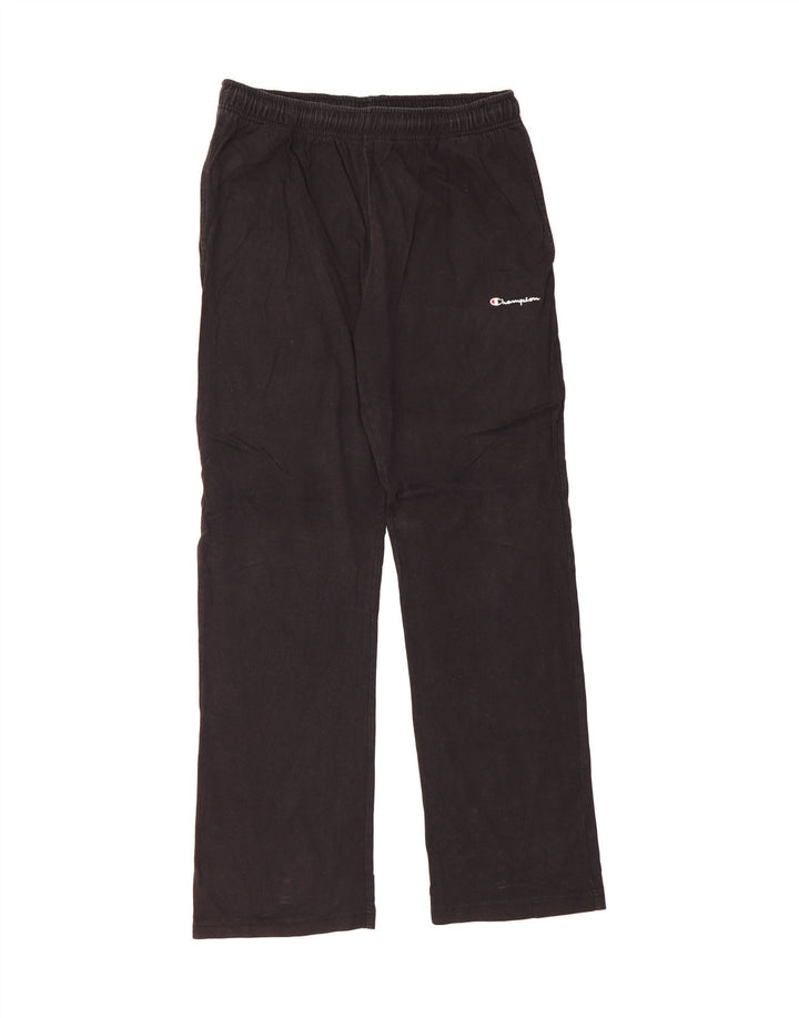 CHAMPION Mens Tracksuit Trousers Large  Black Vintage Champion and Second-Hand Champion from Messina Hembry 
