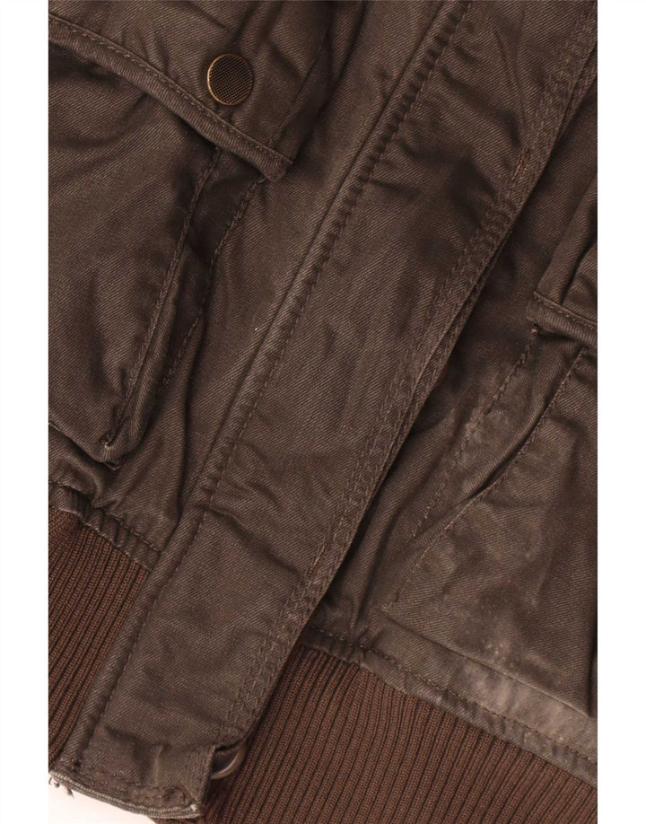 Superdry Damen Bomberjacke UK 14 Mittelbraun