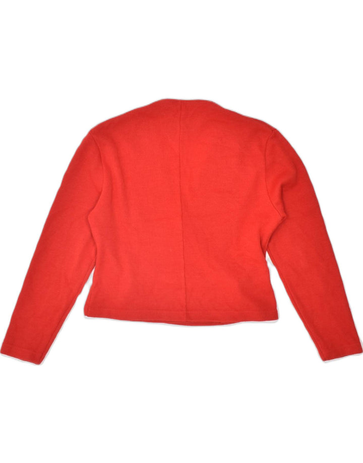 VINTAGE Womens Double Breasted Blazer Jacket UK 16 Large Red Wool | Vintage | Thrift | Second-Hand | Used Clothing | Messina Hembry 