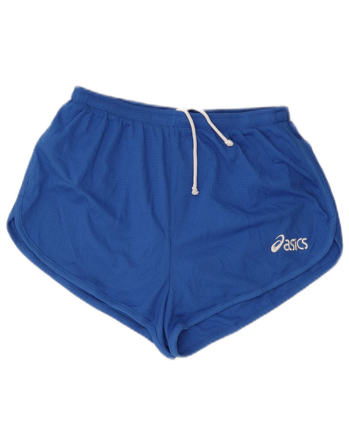 Pantaloncini sportivi ASICS da donna UK 18 XL blu poliestere
