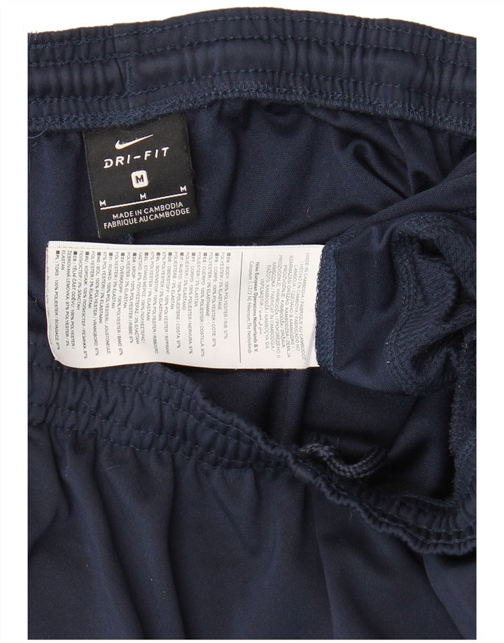 Pantaloni da tuta da uomo NIKE Dri Fit medio poliestere blu navy