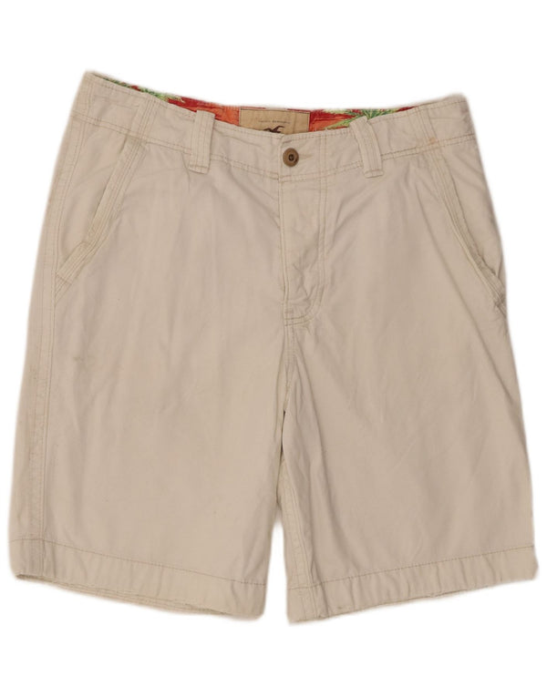 Pantaloni scurți Hollister Chino W30 Medium Beige Bumbac