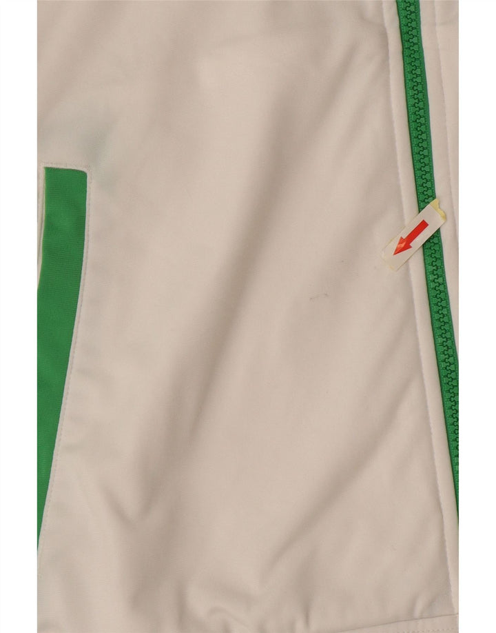 Puma Mens Tracksuit Top Jacket Medium White Colourblock Polyester