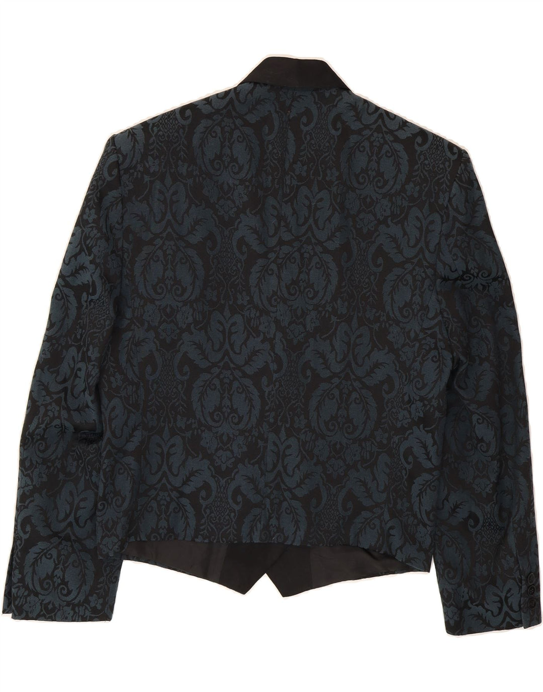 C & A Womens Double Breasted Blazer Jacket EU 48 2XL Blue Paisley Vintage C & A and Second-Hand C & A from Messina Hembry 