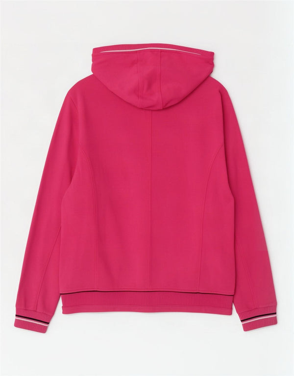Champion Damen Easy Fit Zip Hoodie Pullover UK 18 XL Rosa Baumwolle