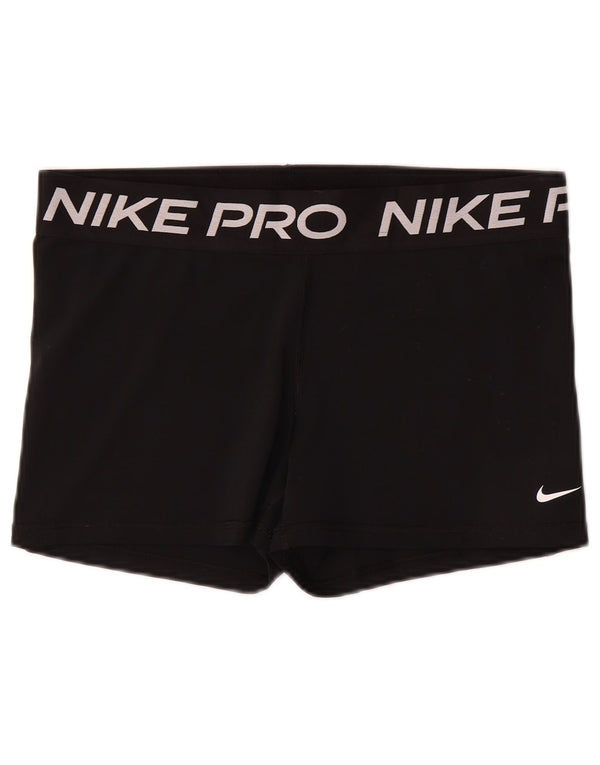 Pantaloncini sportivi Nike Dri Fit Graphic da donna UK 18 XL poliestere nero