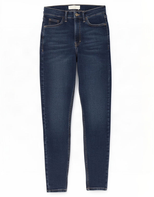 Vaqueros ajustados Jamie para mujer de Topshop W26 L30 Poliéster azul marino