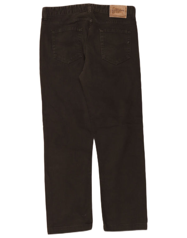 Pierre Cardin Herre Straight Jeans IT 46 Small W34 L30 Brun Bomuld