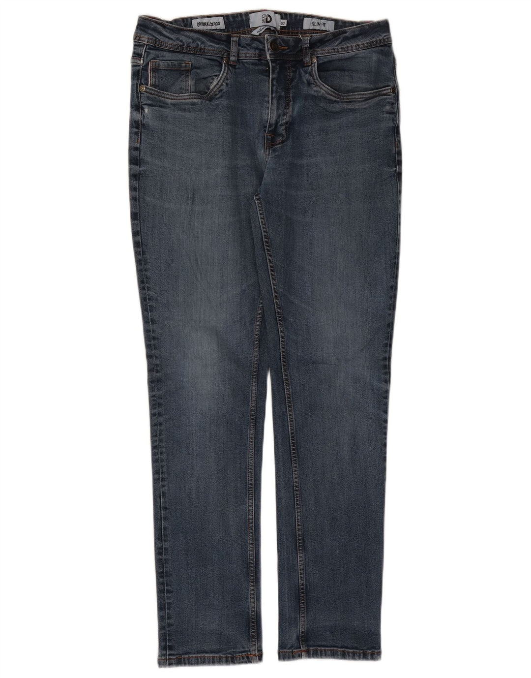 Dack's Mens Slim Jeans IT 52 XL W36 L30 Blue Cotton